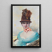 Elegantti nainen - Vittorio Matteo Corcos — kehystetty taideteos seinällä