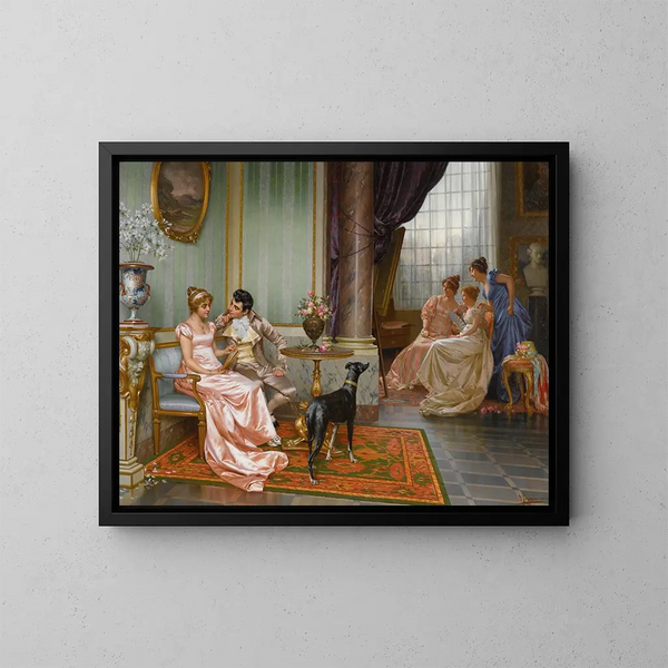 Ihailu - Vittorio Reggianini — kehystetty taideteos seinällä