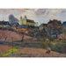 Maalauksen jäljennös Rouenin näkymä - Paul Gauguin