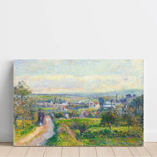 Vue de Saint-Ouen-l’Aumône - Camille Pissarro | Reproduction Tableau Décoration murale affiche copie