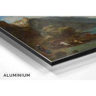 Vue de Tanger depuis le bord de mer - Eugène Delacroix | Reproduction Tableau Décoration murale affiche copie