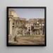 Näkymä Colosseumin sisältä - Christoffer Wilhelm Eckersberg — kehystetty taideteos seinällä
