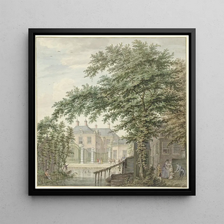 Vue de la maison de Luxembourg à Maarssen sur la Vecht - Hermanus Petrus Schouten