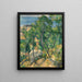 Maalauksen jäljennös Näkymä merestä L'Estaque, Paul Cézanne