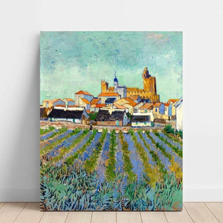 Reproduction Vue des Saintes-Maries-de-la-Mer - Vincent Van Gogh