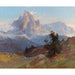 Maalauksen jäljennös Vue du mont Sassolungo - Edward Theodore Compton