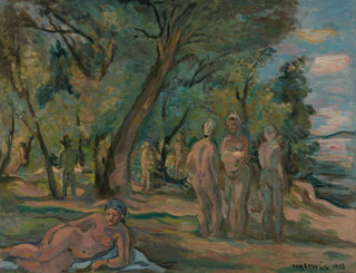 Peintre et modèles - Wacław Wśowicz — näkymä teoksesta