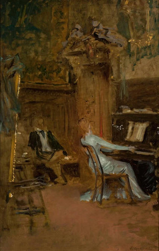 Wadysaw Czachrski - Concert in the livingroom sketch.webp