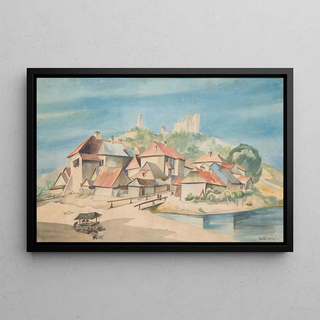 Wadysaw Skoczylas - Widok Kazimierza nad Wis.webp