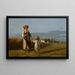 Wheat Harvest Maalaus - Władysław Szerner — kehystetty taideteos seinällä