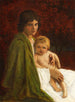 äiti lapsen kanssa - Walter Firle — näkymä teoksesta