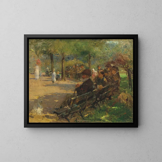 Dans le parc St Stephen's Green - Walter Frederick Osborne — kehystetty taideteos seinällä