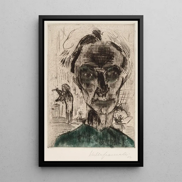 Walter Gramatt - Man in a Room Selfportrait.webp