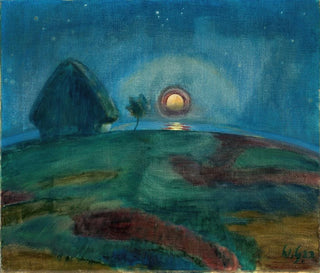 Walter Gramatt - Mondaufgang auf Hiddensoe.webp