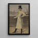 Portrait de James McNeill Whistler - Walter Greaves — kehystetty taideteos seinällä