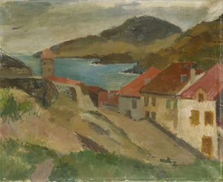 Walter Kurt Wiemken - View from Fort Miradou in Collioure.webp