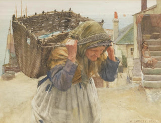 La femme de pêcheur - Walter Langley — näkymä teoksesta