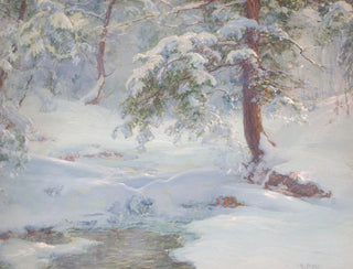 Talvi-Idylli - Walter Launt Palmer — näkymä teoksesta