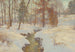 Walter Launt Palmerin talvinen Chênes en Neige — näkymä teoksesta