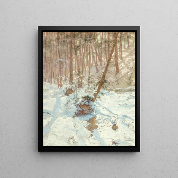 Walter Launt Palmer - Winter Stream.webp