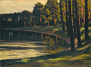 Grunewaldin järvestä - Walter Leistikow — näkymä teoksesta