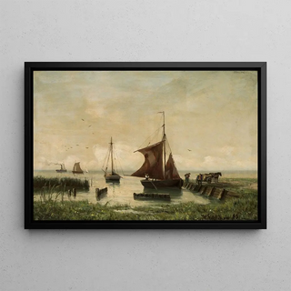 Walter Leistikow - Sail boats at the lakeside.webp