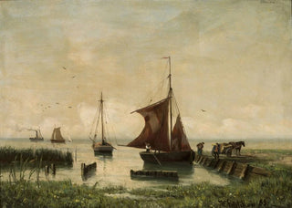 Walter Leistikow - Sail boats at the lakeside.webp