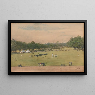 Walter Paris - A Cricket Match of the Royal Marine Artillery London.webp