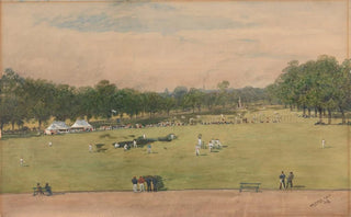 Walter Paris - A Cricket Match of the Royal Marine Artillery London.webp