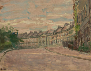 Crescent Lansdown à Bath - Walter Richard Sickert — näkymä teoksesta