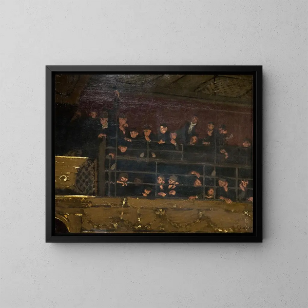Galerie des Noctes Ambrosionae du Vieux Moghol - Walter Richard Sickert — kehystetty taideteos seinällä