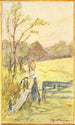 Ovien liukukisko - Walter Shirlaw — näkymä teoksesta