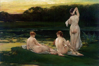 Walter Shirlaw - Water Lilies.webp
