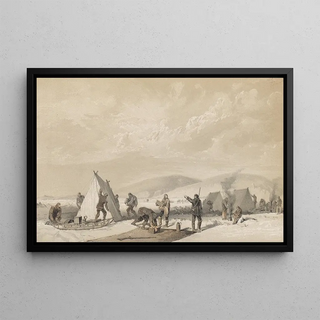 Walter William May - Encamping for the night.webp