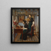 La leçon de chant - Walther Firle — kehystetty taideteos seinällä
