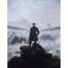 Maalauksen jäljennös Matkustaja katsomassa pilvimerta - Caspar David Friedrich