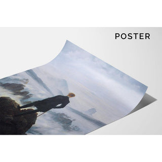 Wanderer above the Sea of Fog - Caspar David Friedrich | Reproduction Tableau Décoration murale affiche copie