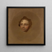 Washington Allston - Gilbert Stuart — kehystetty taideteos seinällä