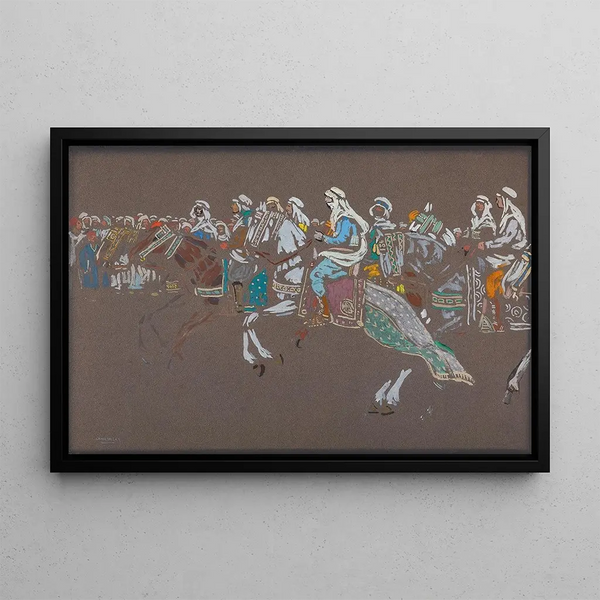Wassily Kandinsky - Arab cavalry.webp