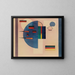 Apaisé - Wassily Kandinsky — kehystetty taideteos seinällä