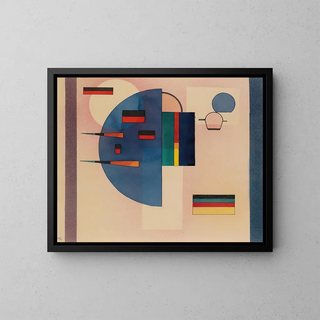 Apaisé - Wassily Kandinsky — kehystetty taideteos seinällä