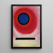 Sininen ympyrä II - Wassily Kandinsky — kehystetty taideteos seinällä