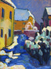 Kochelin hautausmaa ja pappila - Wassily Kandinsky — näkymä teoksesta