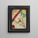 Lehden kansikuvan Le Cavalier Bleu IX - Wassily Kandinsky — kehystetty taideteos seinällä