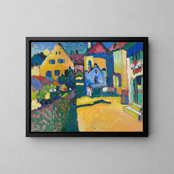 Allée verte à Murnau - Wassily Kandinsky — kehystetty taideteos seinällä
