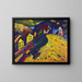 Maisons à Murnau - Wassily Kandinsky — kehystetty taideteos seinällä