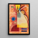Ristikkäisyys - Wassily Kandinsky — kehystetty taideteos seinällä