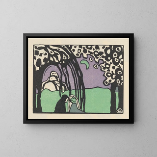 Klnge Pl20 - Wassily Kandinsky — kehystetty taideteos seinällä