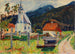 Kochelin kylän kirkon maalaus - Wassily Kandinsky — näkymä teoksesta