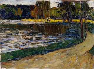 Jardin anglais de Munich - Wassily Kandinsky — näkymä teoksesta
